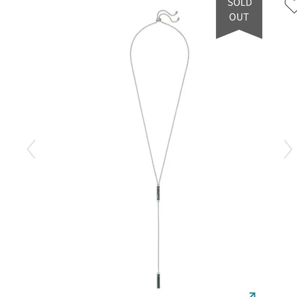 NWT Authentic Luxury Minimalist Kendra Scott Lilly Y necklace - Picture 3 of 16